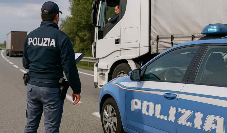 Über Strafen für Lkw-Fahrer.